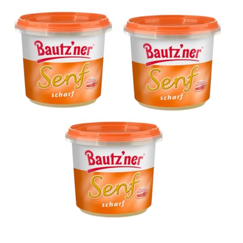 Bautz´ ner Senf scharf 200ml x 3 Stück von Pufai