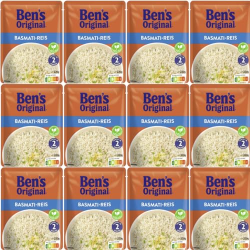 Ben's Original Basmati-Reis 220 gramm x 12 Stück von Pufai