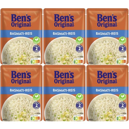 Ben's Original Basmati-Reis 220 gramm x 6 Stück von Pufai