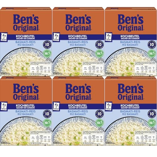 Ben's Original Basmati-Reis 500 gramm x 6 Stück von Pufai