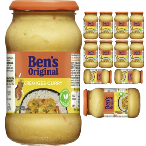 Ben's Original Cremiges Curry Soße Sauce 400 gramm x 12 STÜCK von Pufai