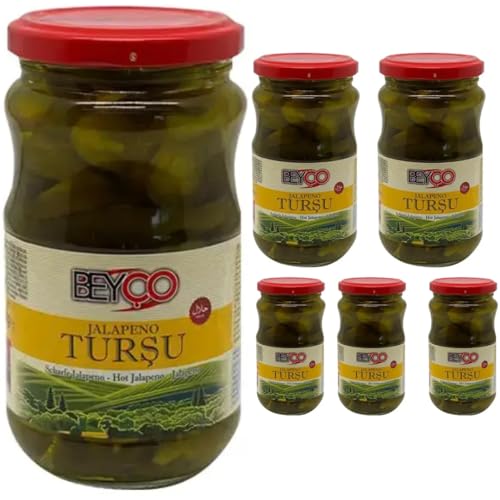 Beyço Eingelegte Jalapenos 700 gramm x 6 Stück von Pufai