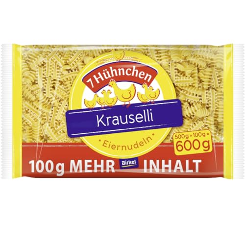 Birkel 7 Hühnchen Eiernudeln Krauselli Nudeln Pasta 600 gramm von Pufai