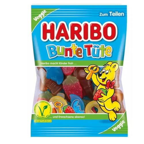 Bunte Tüte veggie Jelly Candy 175 gr von Pufai