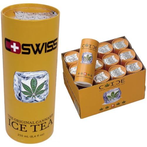 CSwiss The Original Ice Tea Eistee & Teemischgetränke 250 Mililiter x 12 STÜCK mit Pufai Grocery Überraschungsgeschenk von Pufai