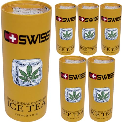 CSwiss The Original Ice Tea Eistee & Teemischgetränke 250 Mililiter x 6 STÜCK mit Pufai Grocery Überraschungsgeschenk von Pufai