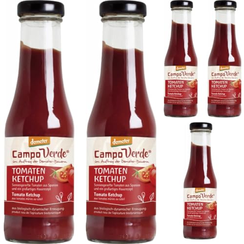 Campo Verde Demeter Tomaten Ketchup 300 Mililiter x 5 STÜCK von Pufai