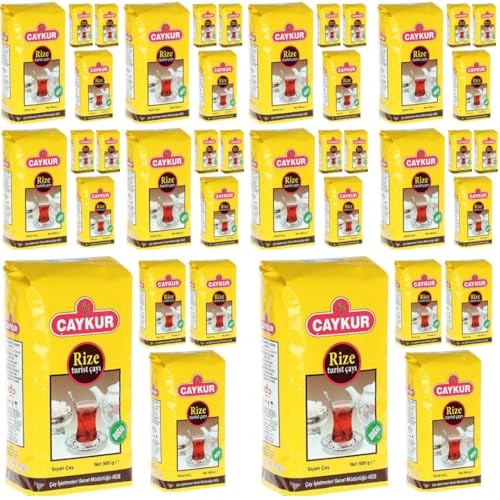 Caykur Rize Tourist Schwarzer Tee Luxus-Mischung Tee Schwarzer Tee lose 500g X 40 PACKUNGEN von Pufai