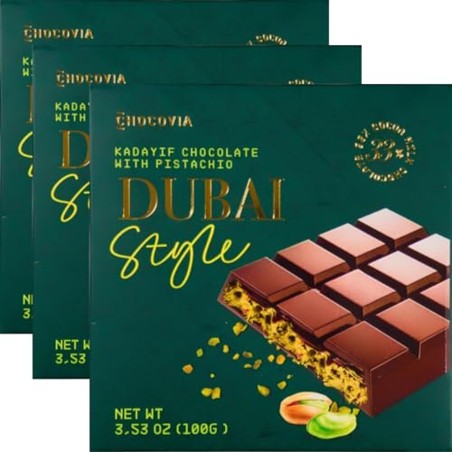 Chocovia Dubai Schokolade 100 Gramm X 3 STÜCK von Pufai