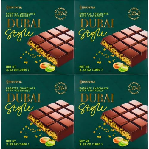 Chocovia Dubai Schokolade 100 Gramm X 4 STÜCK von Pufai