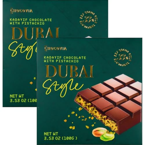 Chocovia Dubai Schokolade 100 Gramm x 2 STÜCK von Pufai