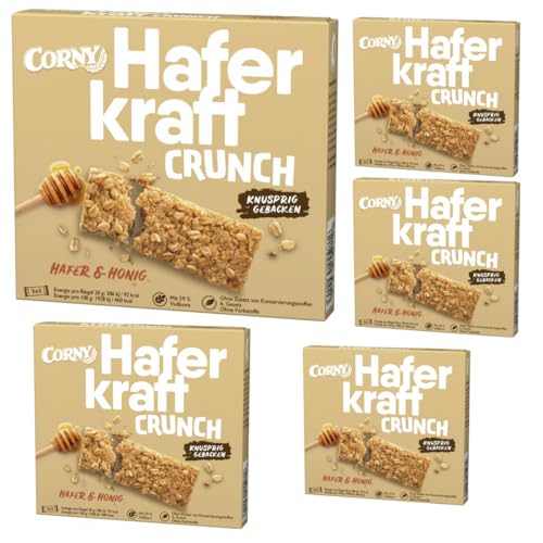 Crunch Hafer & Honig 3 x 40 g X 5 Packungen von Pufai