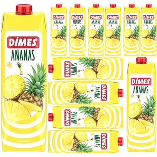 Dimes Fruchtsaft mit Ananasgeschmack 1000 milliliter x 12 STÜCK mit Pufai Grocery, von Pufai