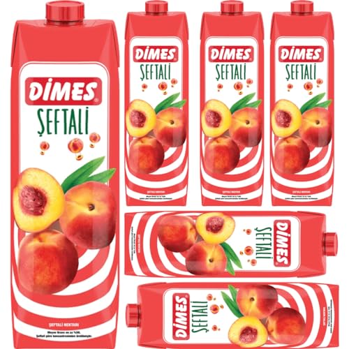 Dimes Pfirsichsaft Fruchtsaft 1000 milliliter x 6 STÜCK mit Pufai Grocery, von Pufai