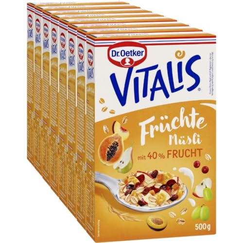 Dr. Oetker Vitalis Früchtemüsli Müsli 500 gr x 8 STÜCK von Pufai