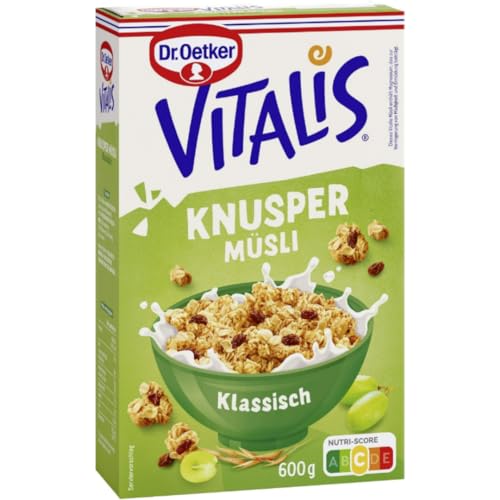 Dr. Oetker Vitalis Knusper Müsli klassisch 600 g 1 Packungen von Pufai