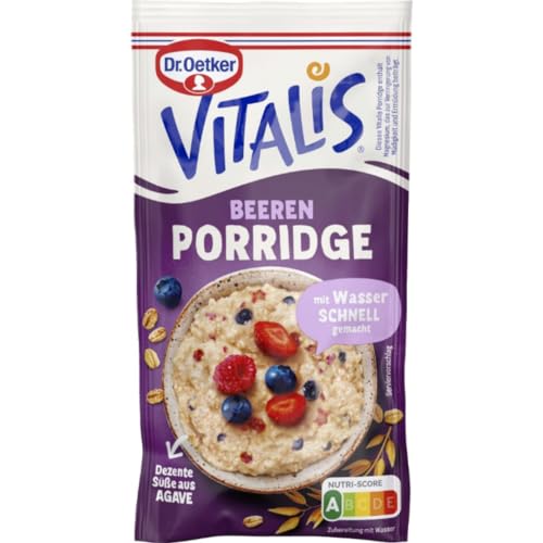 Dr. Oetker Vitalis Porridge Beeren Müsli 53 g von Pufai