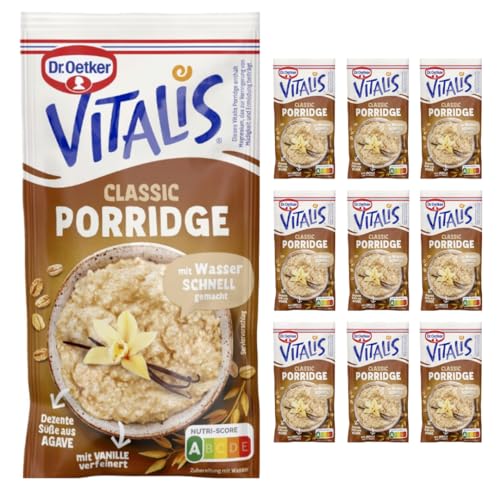 Dr. Oetker Vitalis Porridge Classic 54 g X 10 Packungen von Pufai