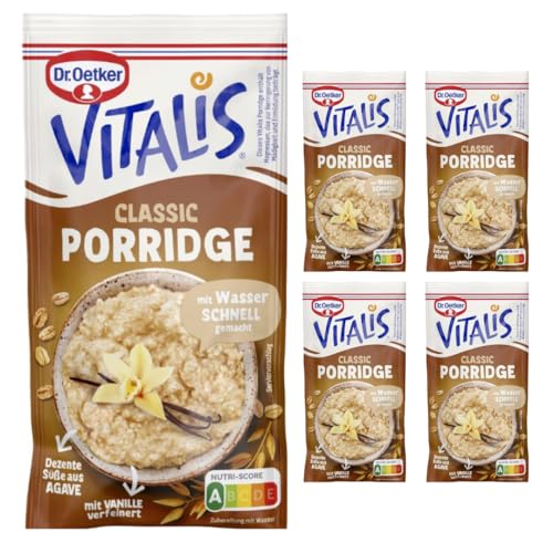 Dr. Oetker Vitalis Porridge Classic 54 g X 5 Packungen von Pufai