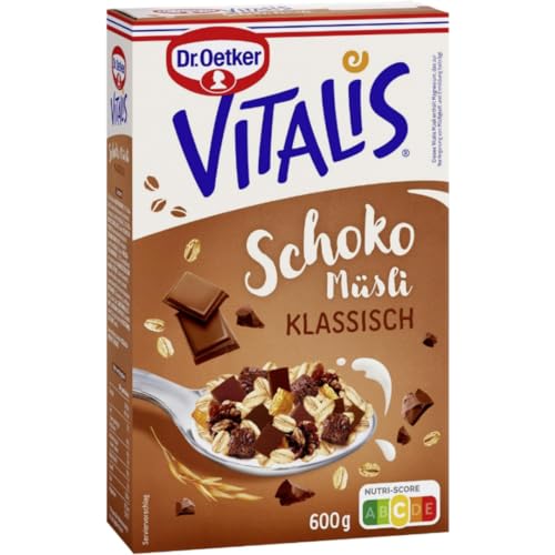 Dr. Oetker Vitalis Schoko Müsli klassisch Knusper Müsli 600 g 1 Packungen von Pufai