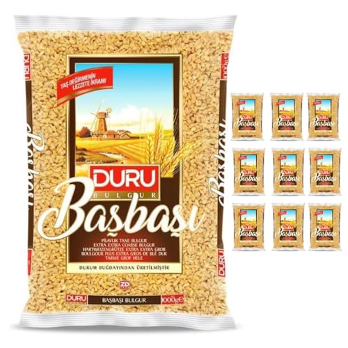 Duru Başbaşı Bulgur ganzes Korn 1000 gr x 10 Stück von Pufai