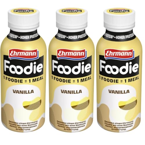 Ehrmann Foodie Vanilla 400 milliliter x 3 Stück von Pufai