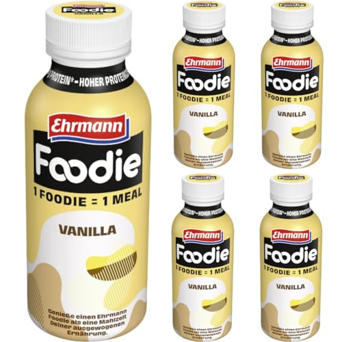 Ehrmann Foodie Vanilla 400 milliliter x 5 Stück von Pufai