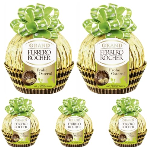 Ferrero Grand Rocher Frohe Ostern Schokolade 125 Gramm x 5 STÜCK von Pufai