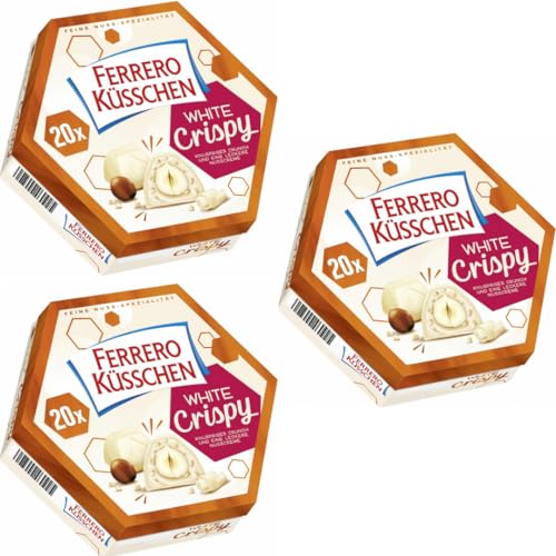 Ferrero Küsschen White Crispy Schokolade 172 Gramm X 3 STÜCK von Pufai