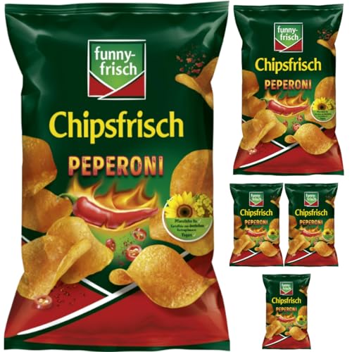 Funny-frisch Chipsfrisch Peperoni Chips Cracker 150 gramm x 5 Stück von Pufai