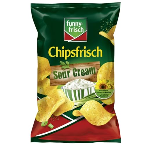 Funny-frisch Chipsfrisch Sour Cream Chips Cracker 150 gramm von Pufai