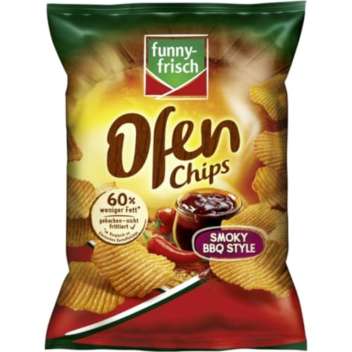 Funny-frisch Ofen Chips Smoky BBQ Style Chips Cracker 125 gramm von Pufai