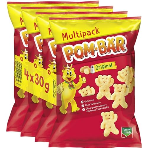 Funny-frisch Pom-Bär Original Multipack 30 gramm x 4 Stück von Pufai