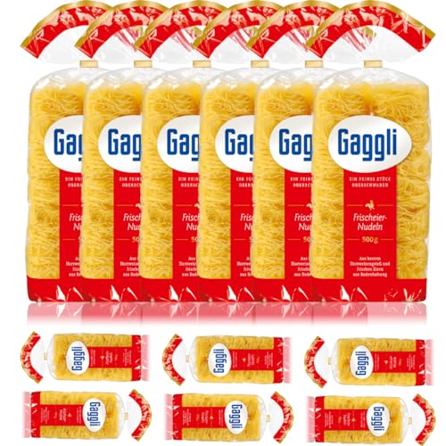 Gaggli Faden Nestchen pasta nudeln 500 gramm x 12 Stück von Pufai