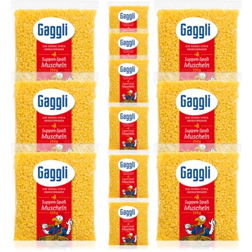 Gaggli Muscheln Nudeln pasta nudeln 250 gramm x 12 Stück von Pufai