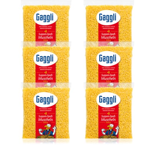 Gaggli Muscheln Nudeln pasta nudeln 250 gramm x 6 Stück von Pufai