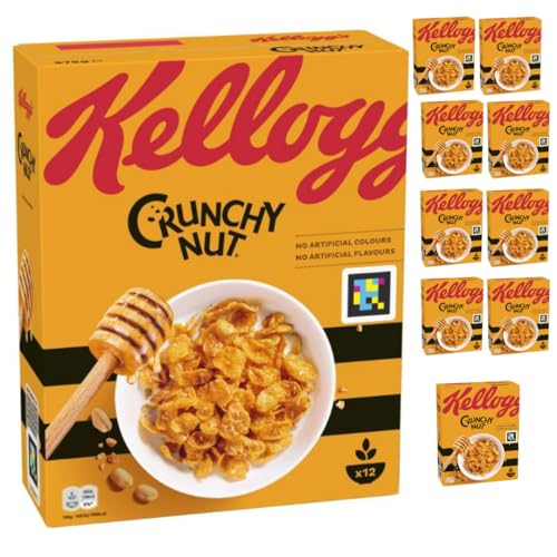 Getreide Cornflakes Crunchy Nut Muesli 375 gramm x 10 Stück von Pufai