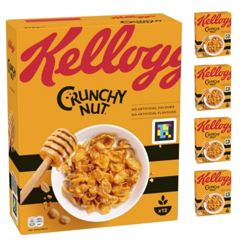 Getreide Cornflakes Crunchy Nut Muesli 375 gramm x 5 Stück von Pufai