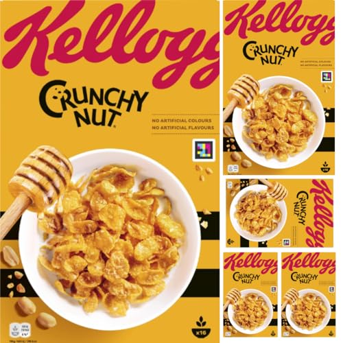 Getreide Cornflakes Crunchy Nut Muesli 500 gramm x 5 Stück von Pufai