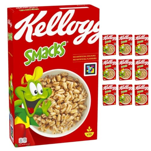 Getreide Cornflakes Smacks 400 g x 10 Stück von Pufai