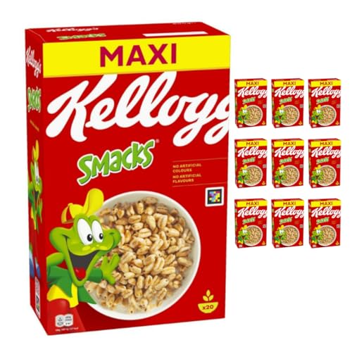 Getreide Cornflakes Smacks Muesli 600 gramm x 10 Stück von Pufai