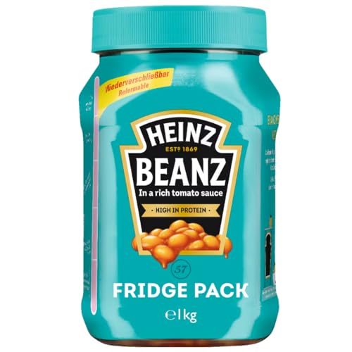 Heinz Baked Beanz Gebackene Bohnen in Tomatensauce 1000 Gramm + Pufai von Pufai