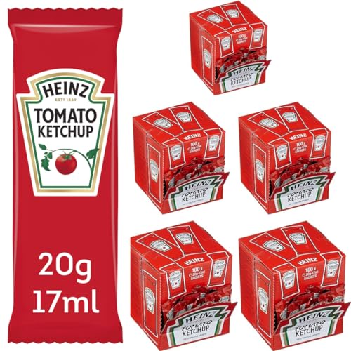 Heinz Tomato Ketchup 500 Portionen x 17 Mililiter + Pufai von Pufai