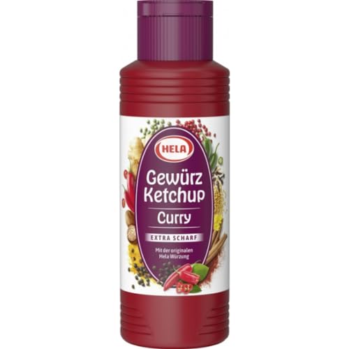 Hela Gewürz Ketchup Curry Extra scharf 300 Mililiter von Pufai