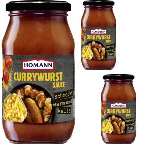 Homann Currywurst Sauce Soße 400 gramm x 3 STÜCK von Pufai