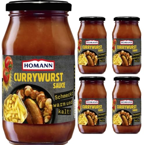 Homann Currywurst Sauce Soße 400 gramm x 5 STÜCK von Pufai