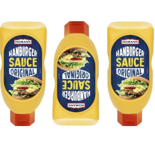 Homann Hamburger Sauce Original Sauce Soße 450 Mililiter x 3 STÜCK von Pufai