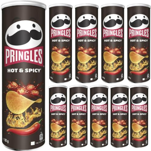 Hot & Spicy Chips 185 Gramm x 10 Stück von Pufai