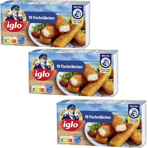 Iglo Fischstäbchen 300 Gramm x 3 STÜCK [Frischegarantie] von Pufai