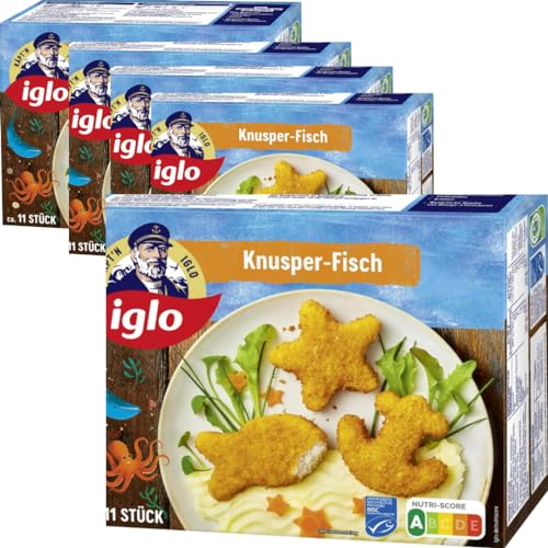 Iglo Knusper-Fisch 352 Gramm x 5 STÜCK [Frischegarantie] von Pufai